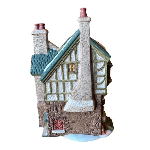 Dept 56 The Pied Bull Inn Ornament 1993 Dickens Village Heritage Pub - Picture 4 of 8